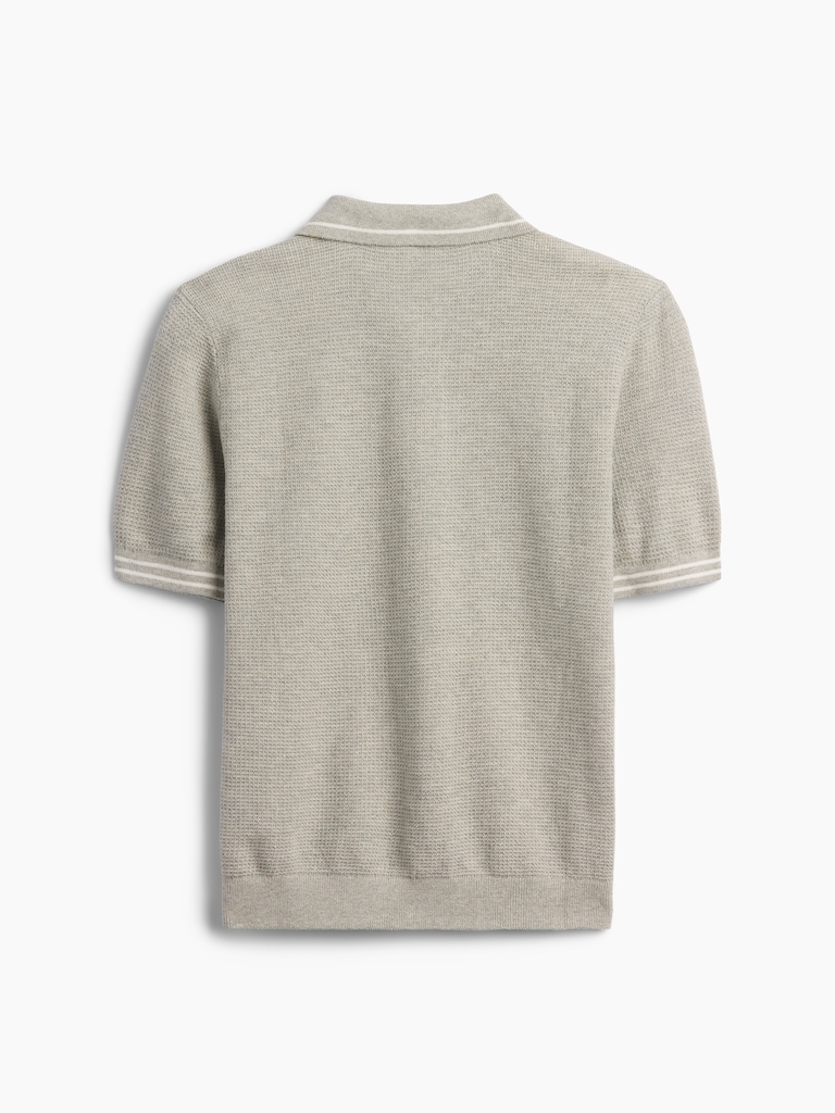 Kids Relaxed Sweater Polo Shirt