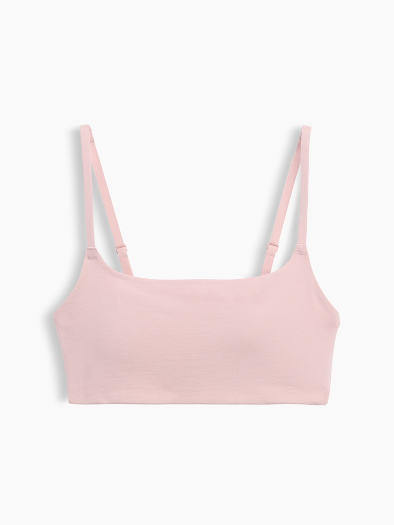 Softest Organic Stretch Cotton Scoop Bralette