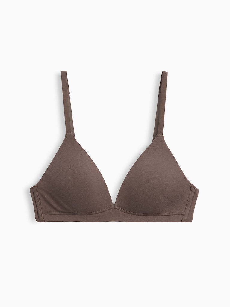 SoftMade Organic Stretch Cotton Triangle Bra