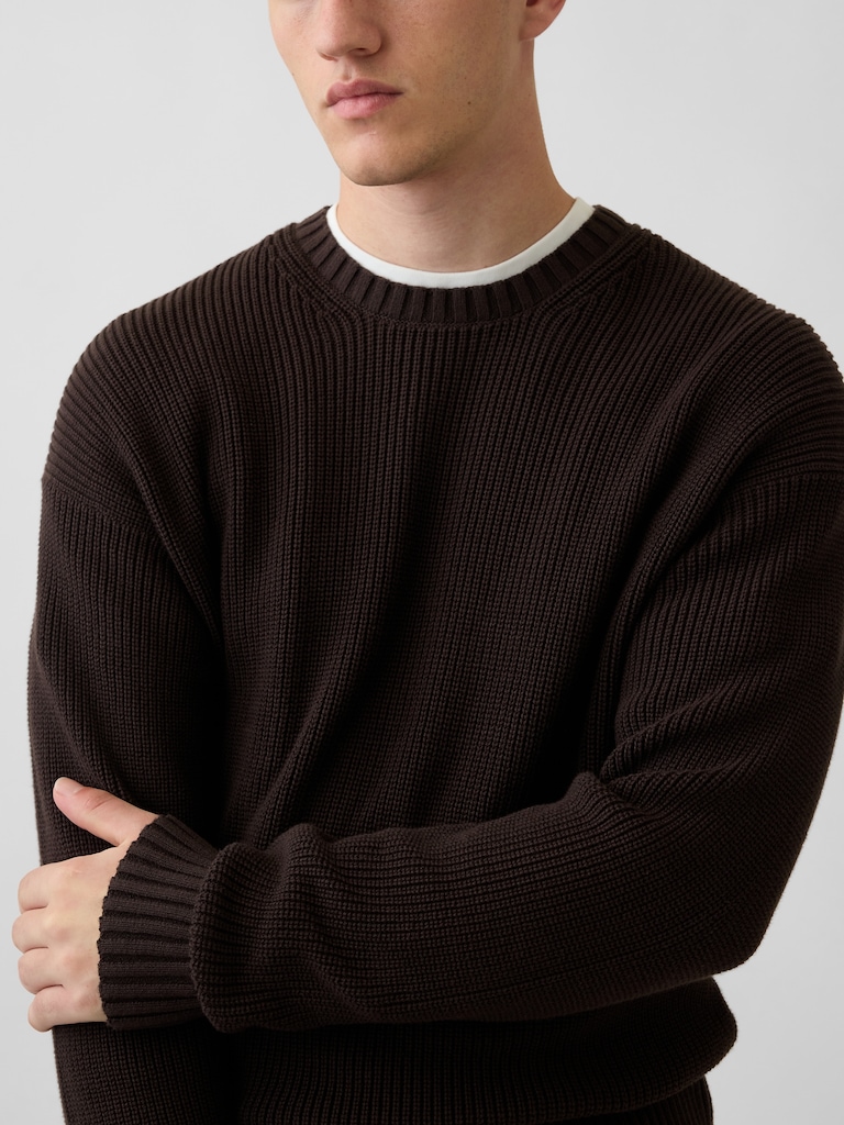 Relaxed Shaker Sweater