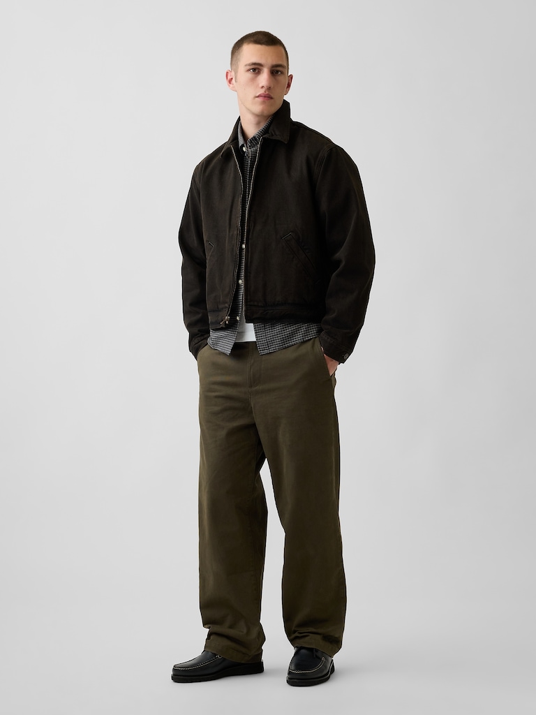 Heavyweight Twill Baggy Khakis