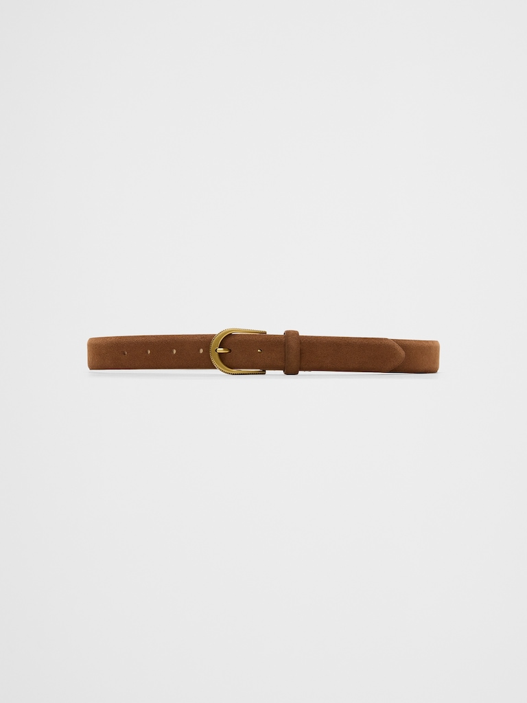 Vegan Western Detail Buckle Belt