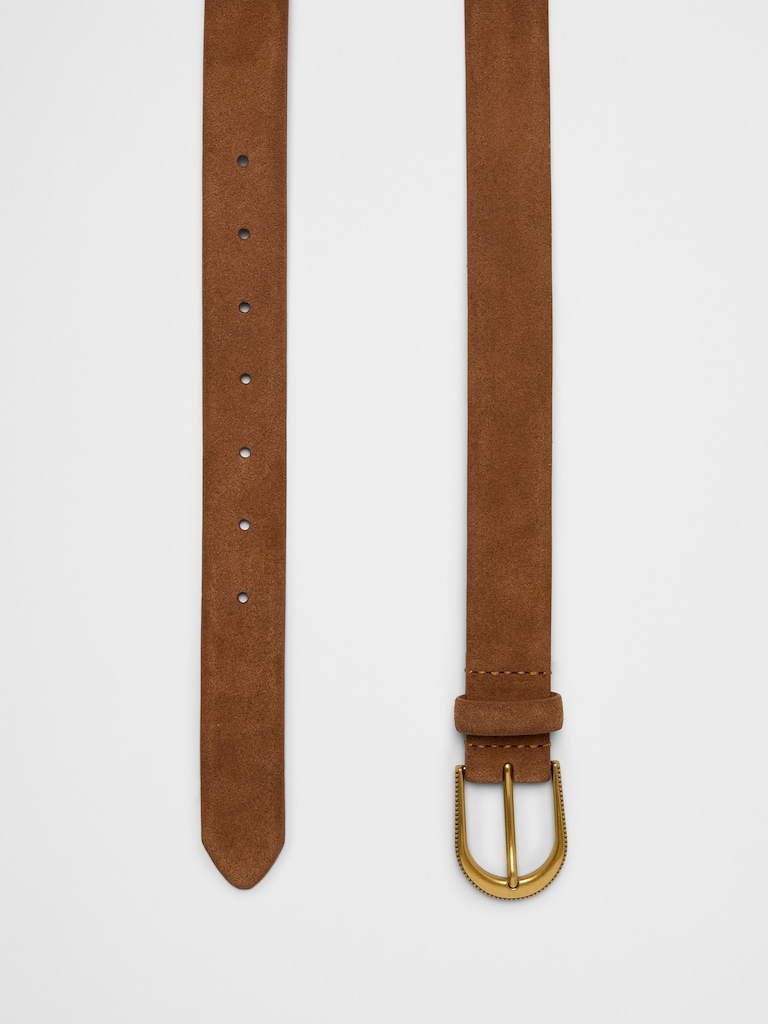 Vegan Western Detail Buckle Belt