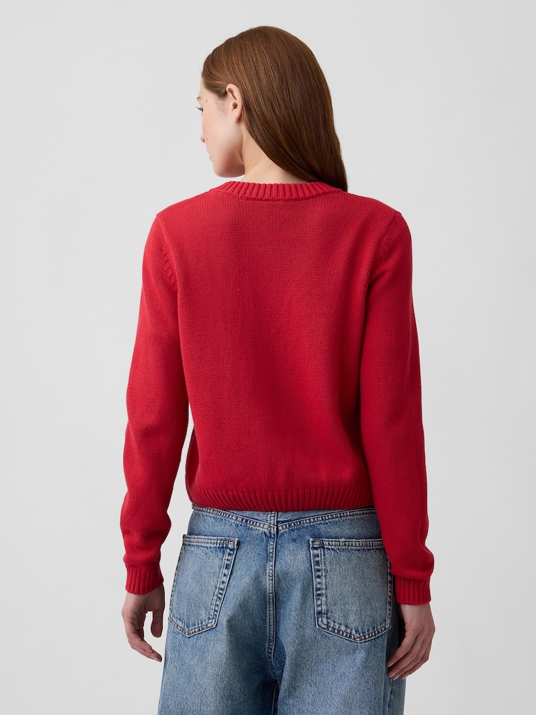 Crewneck Cardigan