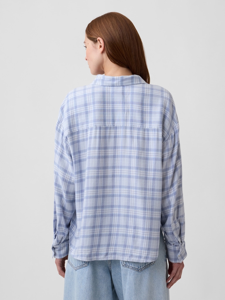 Oversized Shirt in Flannel