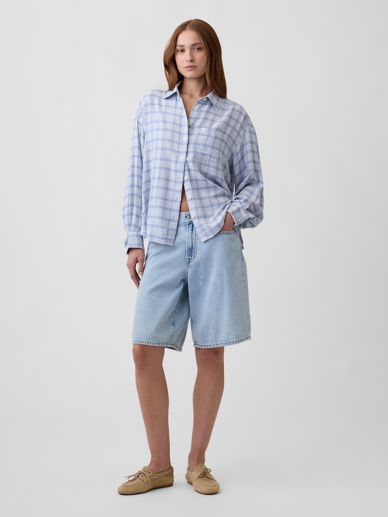 Oversized Shirt in Flannel
