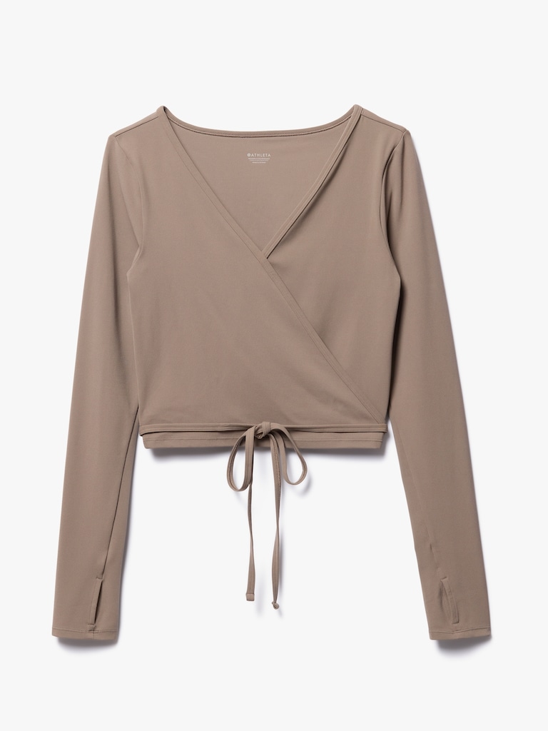 Transcend Wrap Crop Top