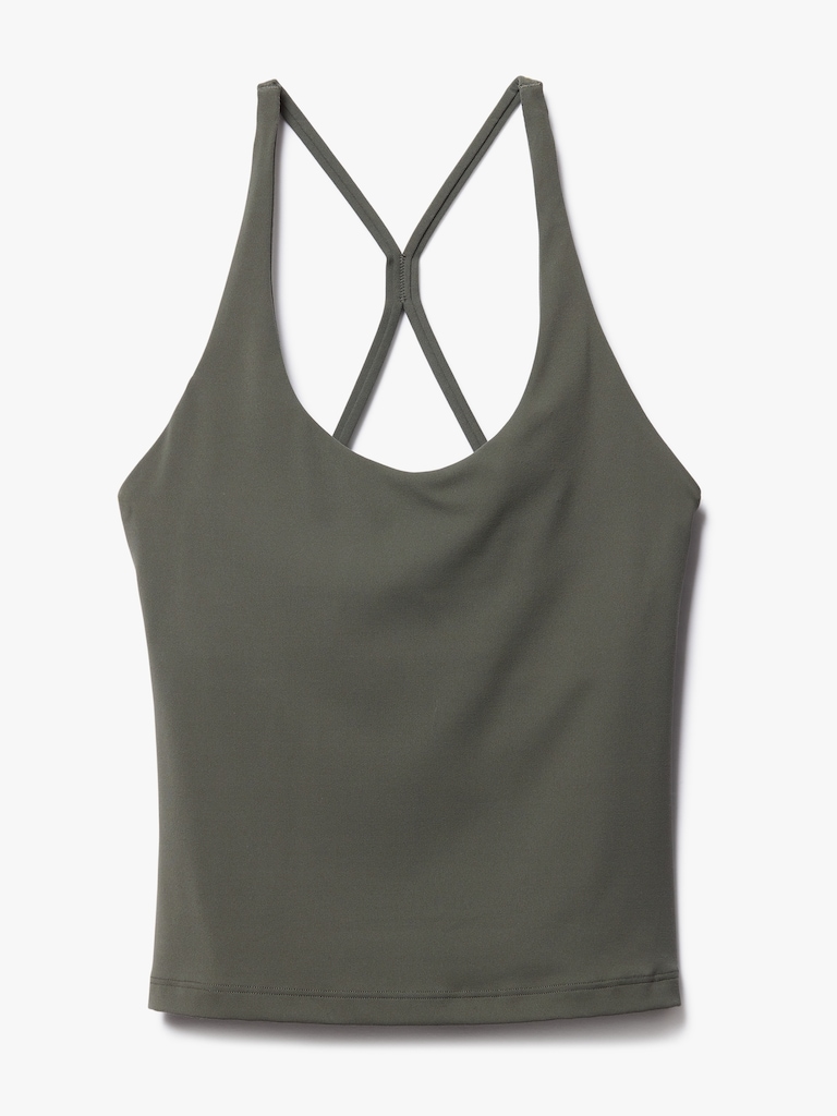 Transcend Crossback Built-In Bra Tank