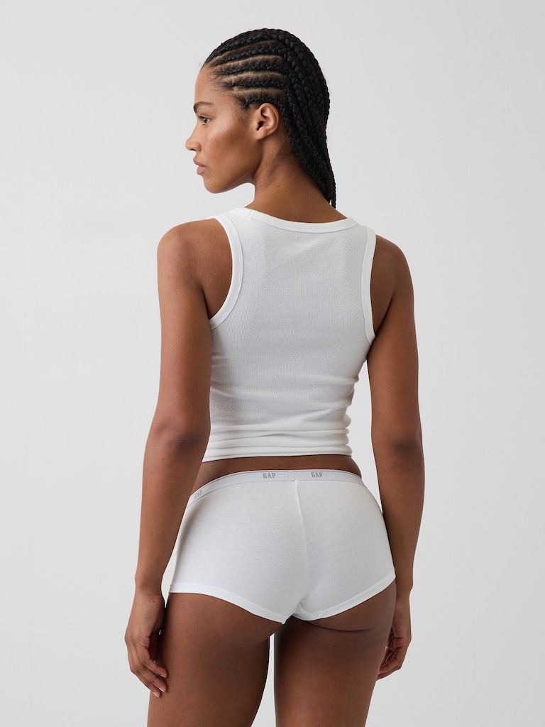 MadeSoft Organic Stretch Cotton Logo Shorty