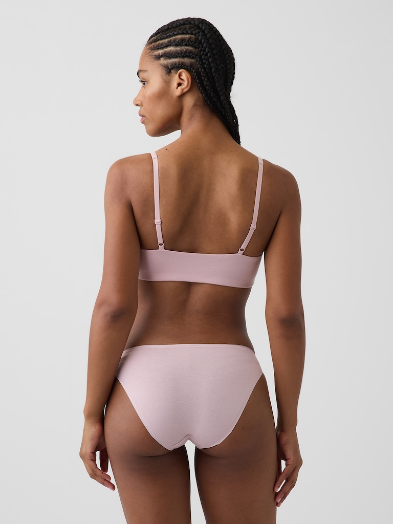 Softest Organic Stretch Cotton Scoop Bralette