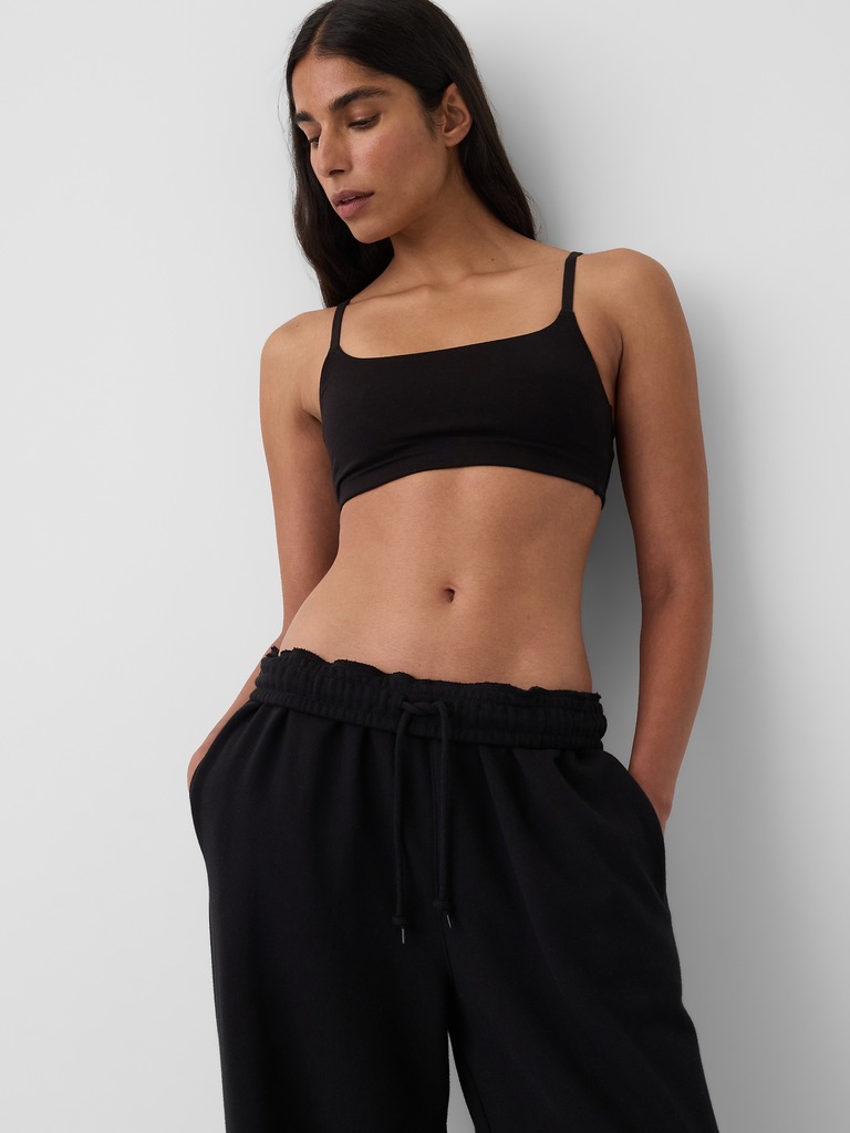 Softest Organic Stretch Cotton Scoop Bralette