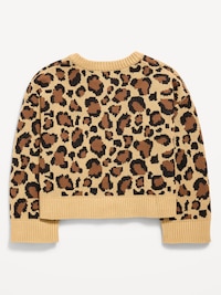 Cozy Button-Front Cardigan Sweater for Girls