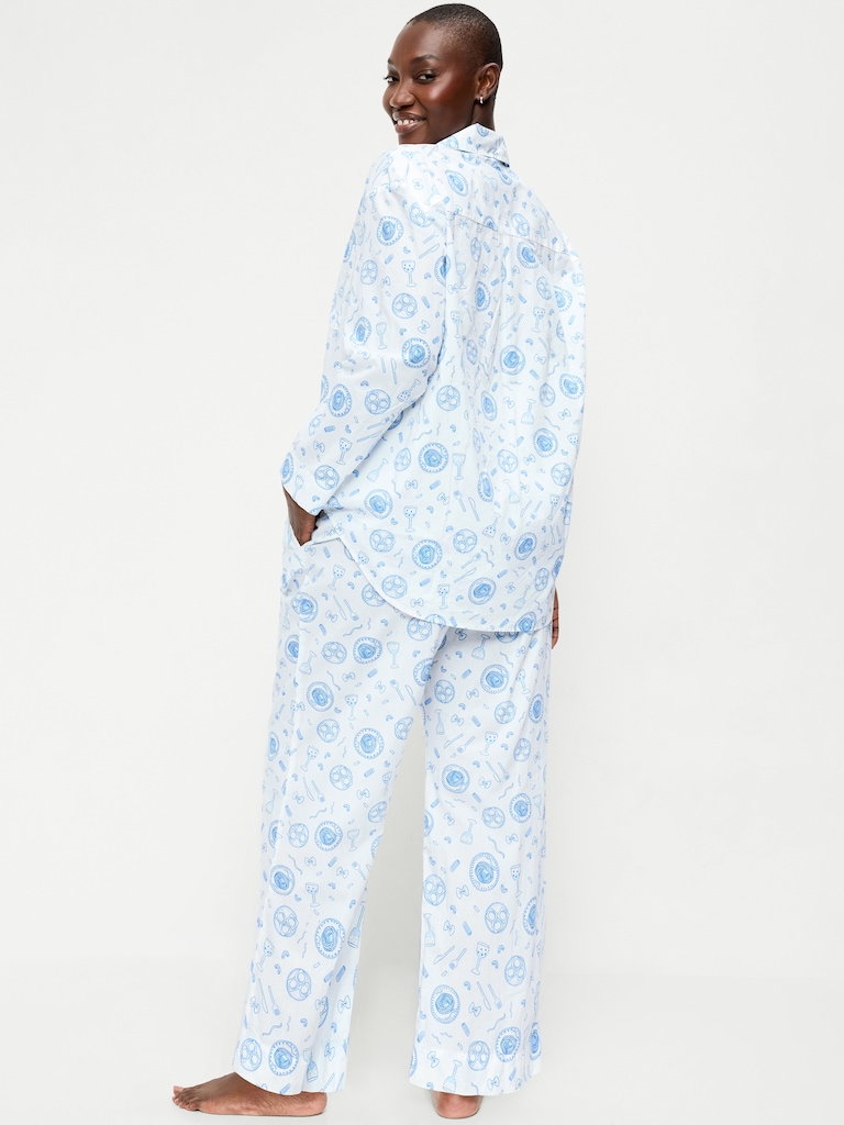 Poplin Pajama Pant Set