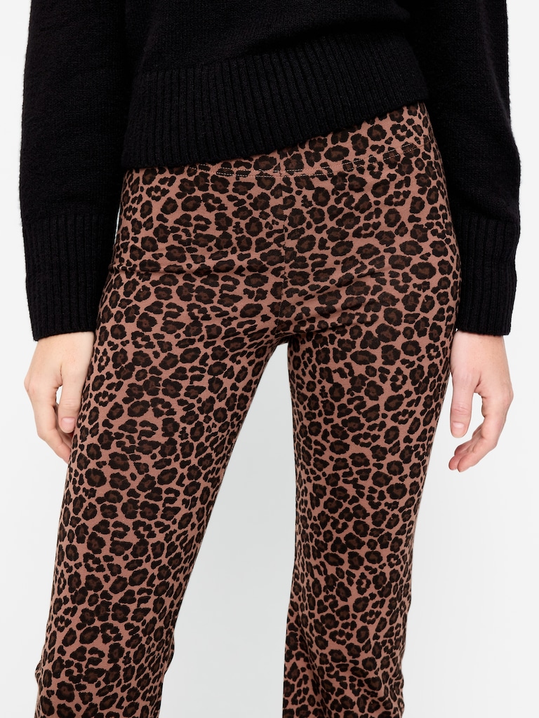 High-Waisted Fashion Flare Leggings