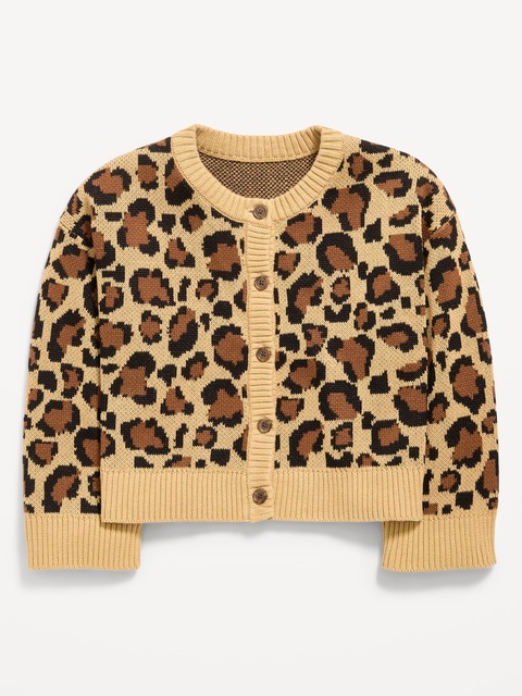 Cozy Button-Front Cardigan Sweater for Girls