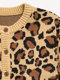Cozy Button-Front Cardigan Sweater for Girls
