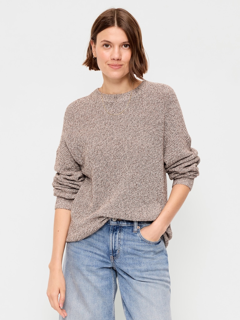 Seaside Cotton Shaker Tunic Sweater