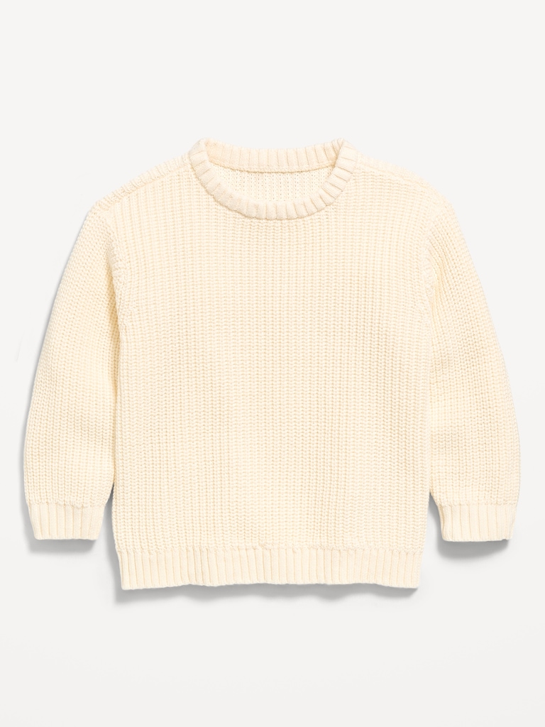 Oversized Long-Sleeve Sweater for Toddler Boys