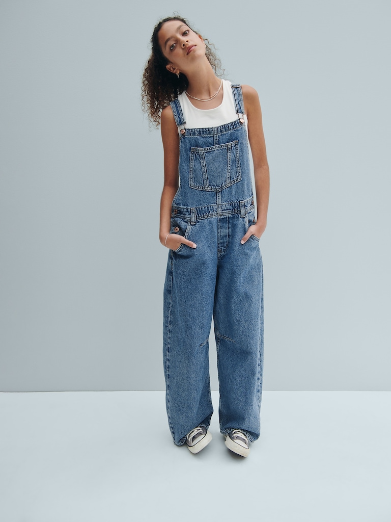 Kids Barrel Overalls