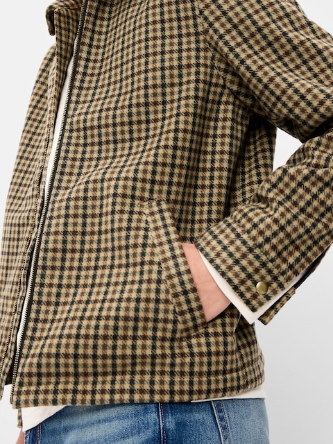 Relaxed Harrington Jacket