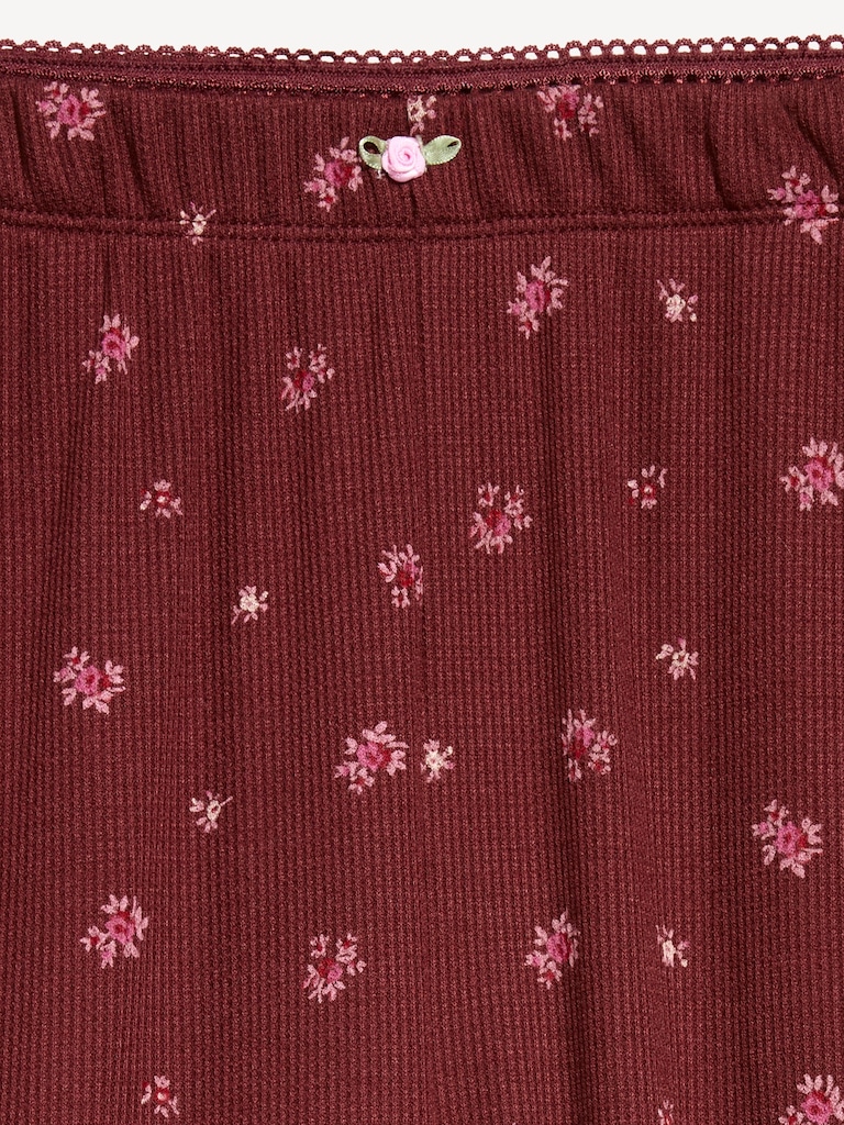 Waffle-Textured Pajama Pants