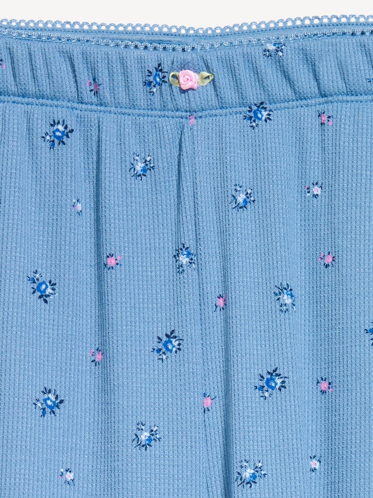Waffle-Textured Pajama Pants