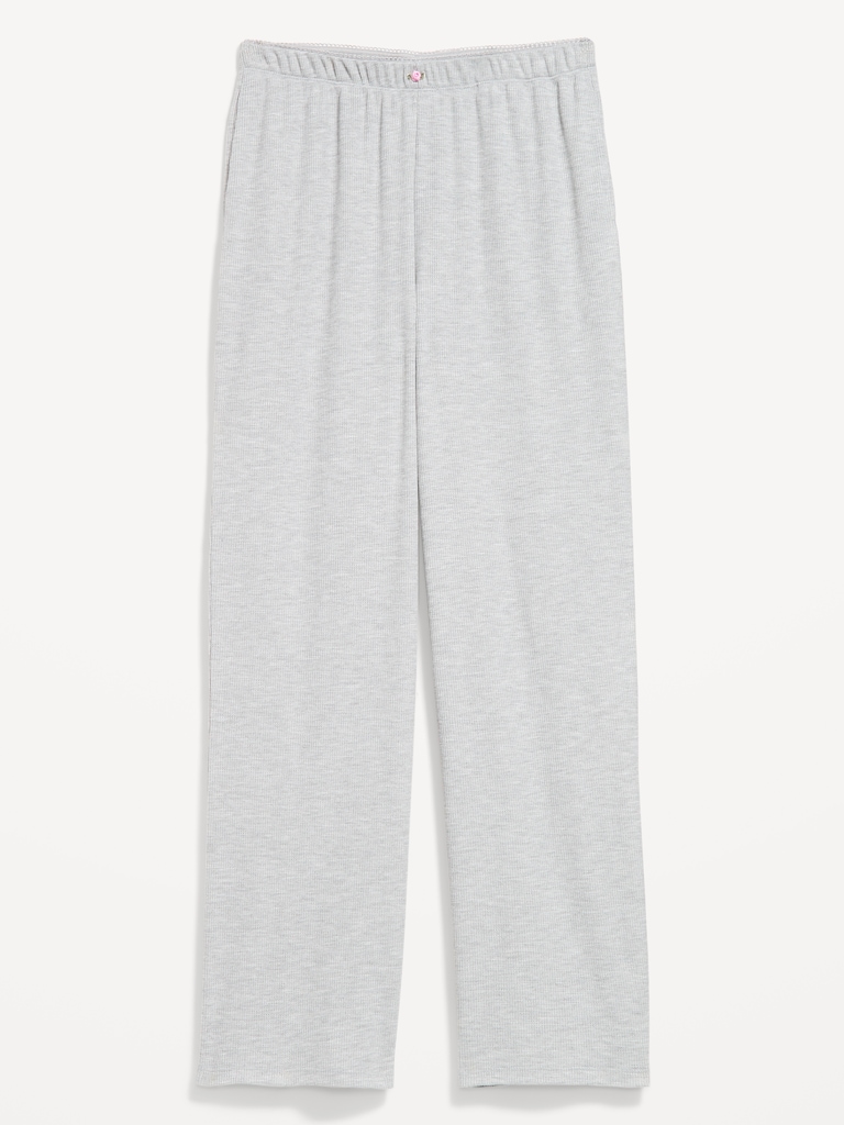Waffle-Textured Pajama Pants