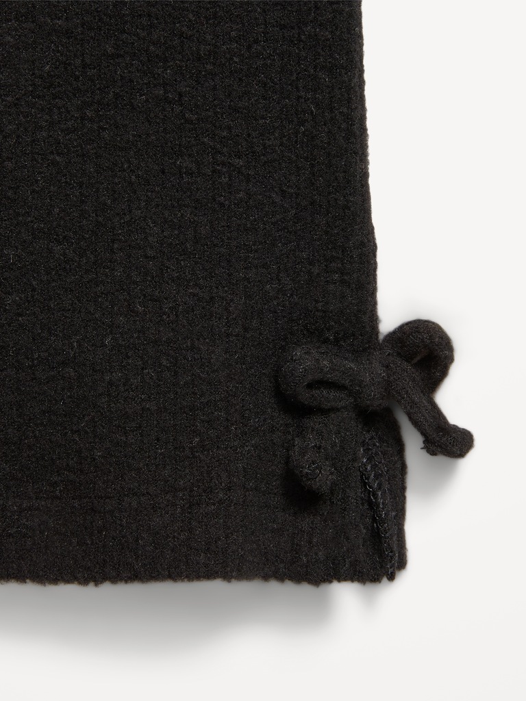 Pantalon côtelé douillet à jambe large pour toute-petite