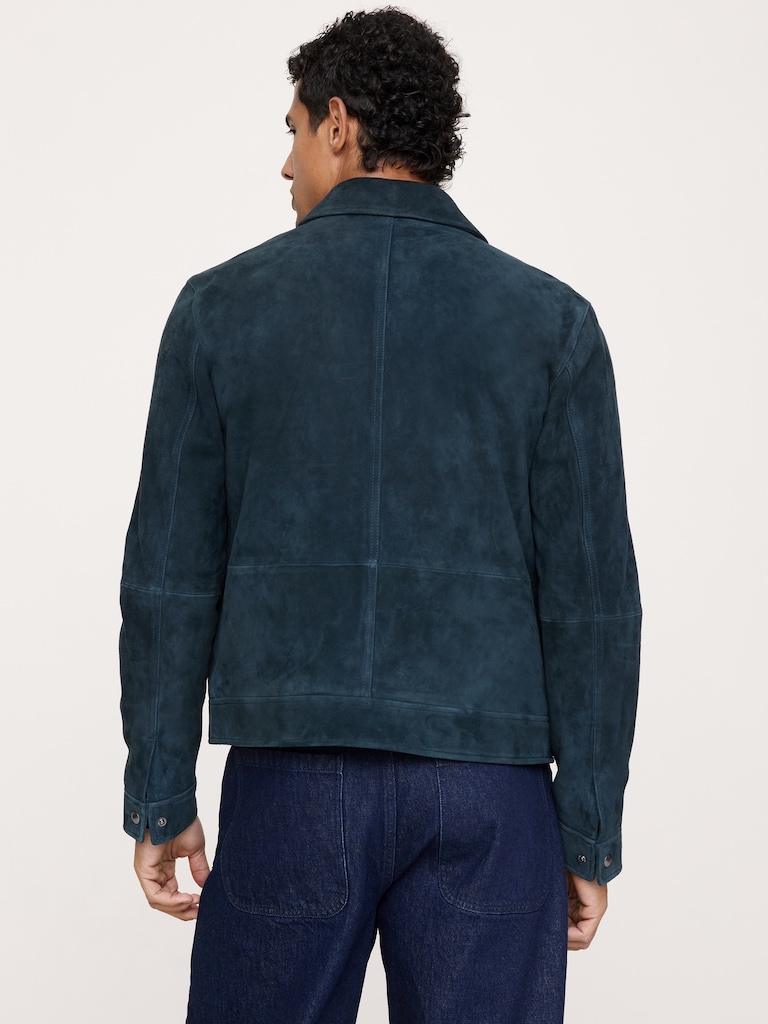 Suede Trucker Jacket