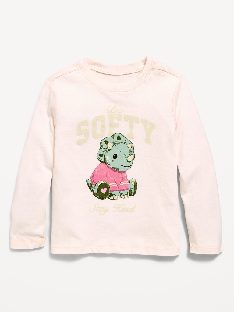 Long-Sleeve Graphic T-Shirt for Toddler Girls