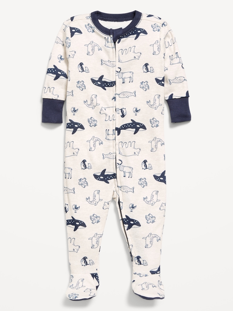 2-Way-Zip Sleep & Play Footed One-Piece for Baby