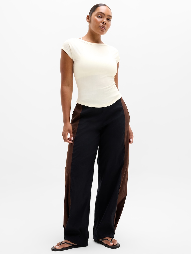 Perfect Rib Boatneck Tee