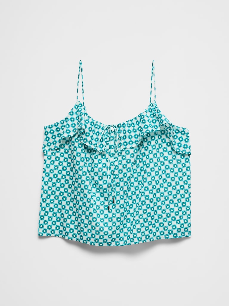 Strappy Ruffle Tank