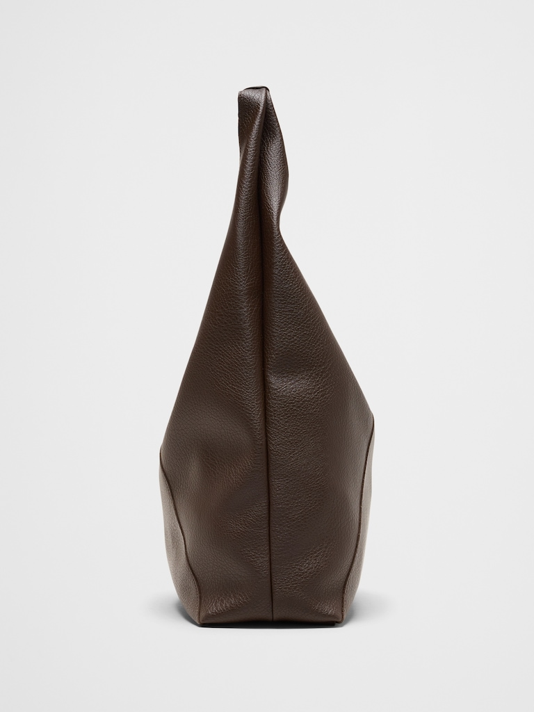 Vegan Leather Slouchy Tote