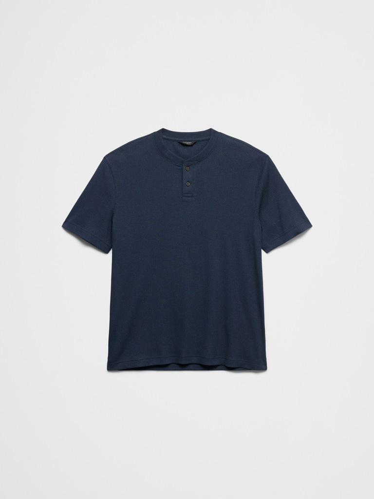 Standard-Fit Light Pointelle Henley
