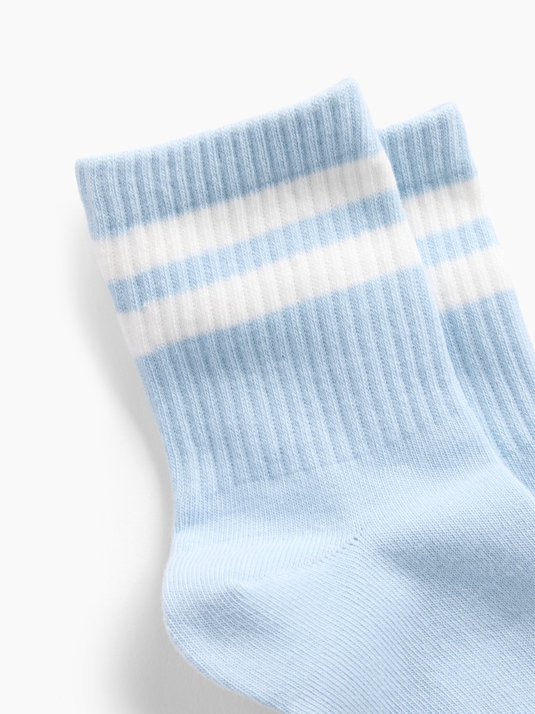 Stripe Crew Socks