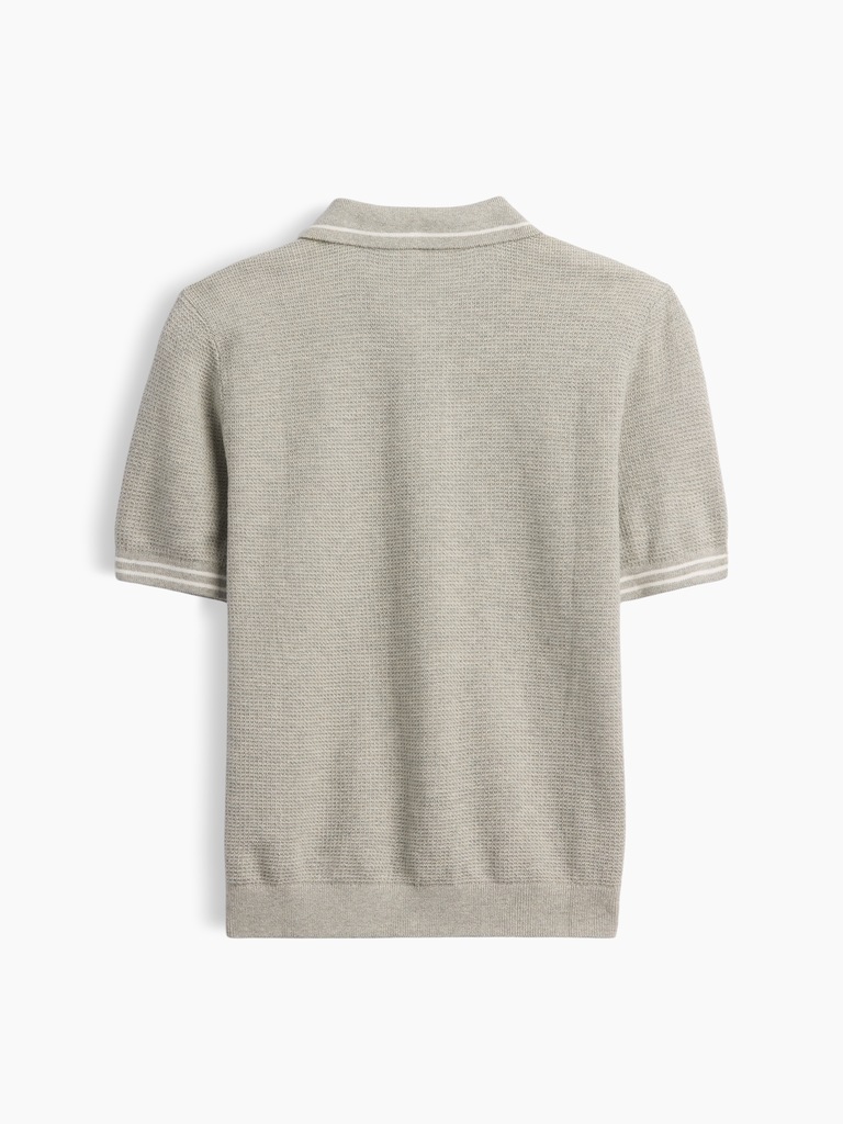 Kids Relaxed Sweater Polo Shirt