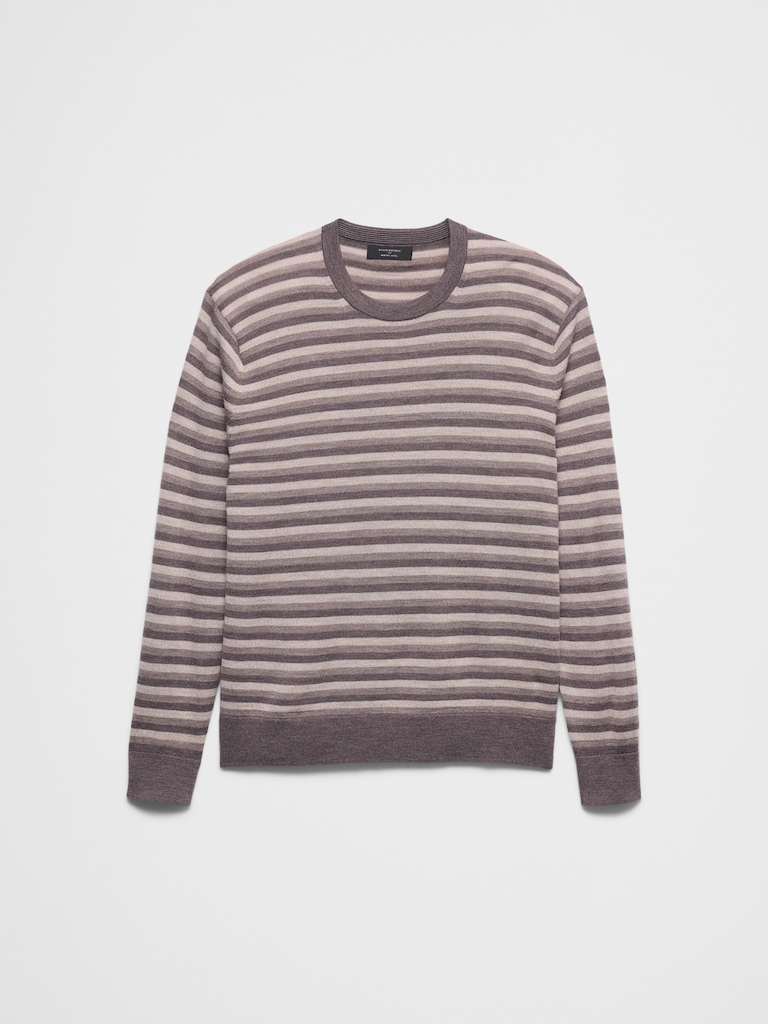 Merino Wool Crew-Neck Sweater