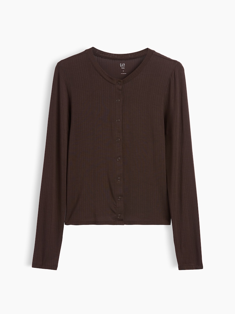 SoftMade Modal Rib PJ Cardigan