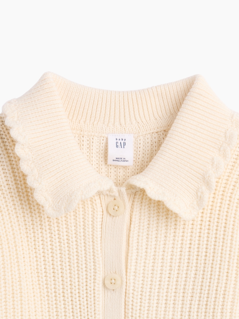 Baby & Toddler Collared Cardigan Sweater