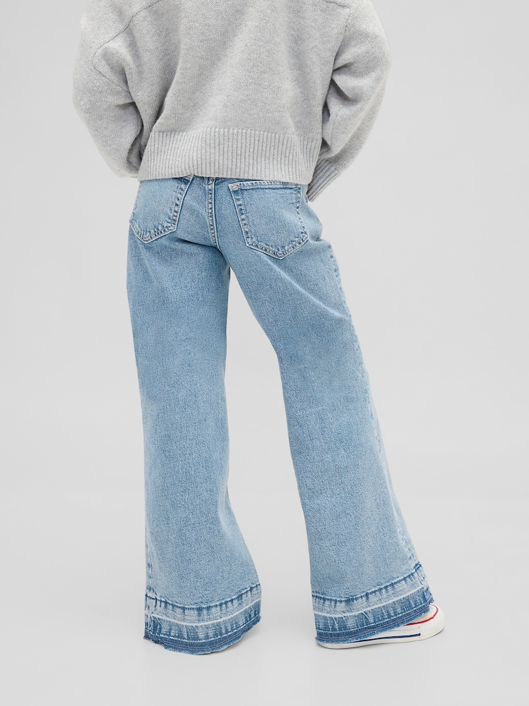 Kids Low Rise Relaxed Flare Jeans