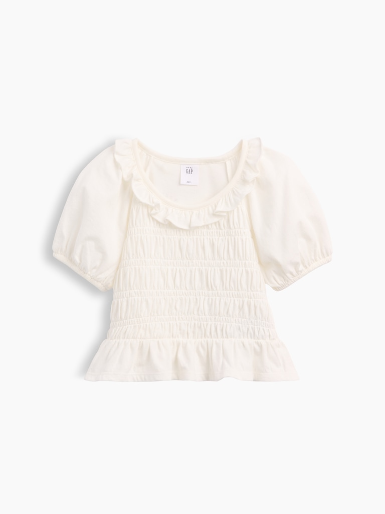Baby & Toddler Smocked Peplum Top
