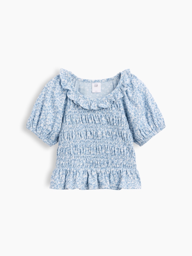 Baby & Toddler Smocked Peplum Top