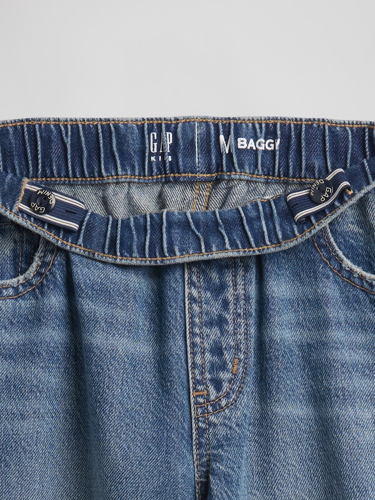 Kids Low Rise Easy Wide-Leg Baggy Jeans