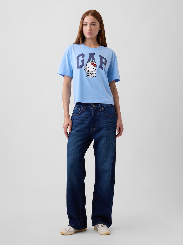 Hello Kitty Relaxed Logo T-Shirt