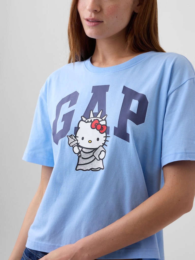 Hello Kitty Relaxed Logo T-Shirt