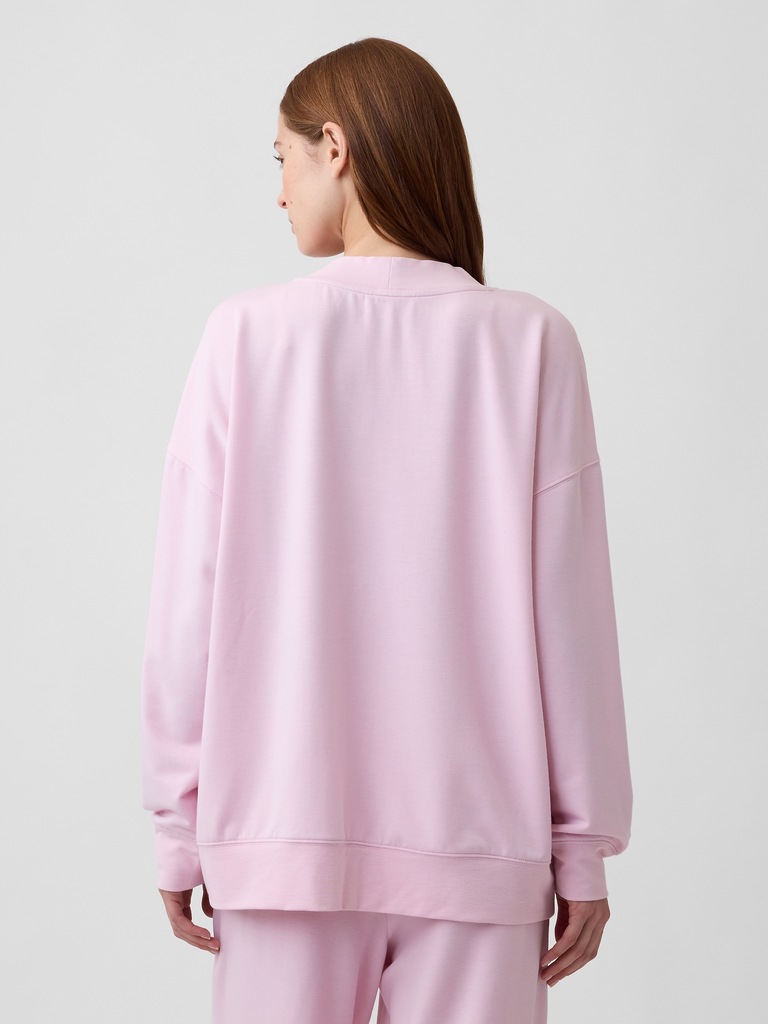 CloudLight Oversized V-Neck Sweatshirt
