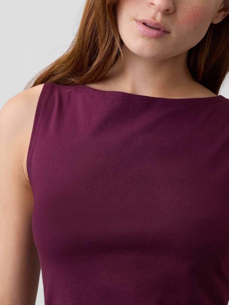 Boatneck Tank Top