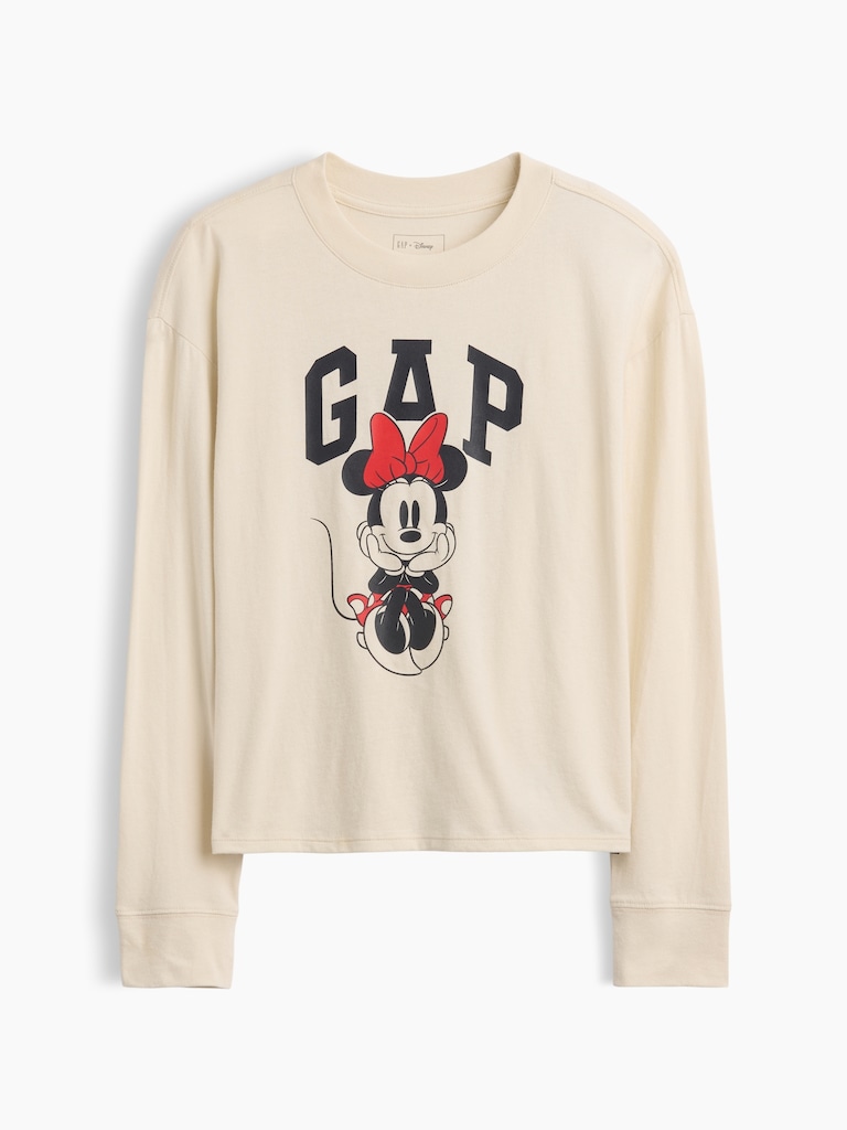 GapKids × Disney Minnie Mouse Oversized Logo T-Shirt