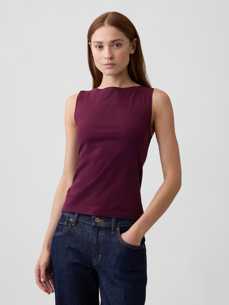 Boatneck Tank Top